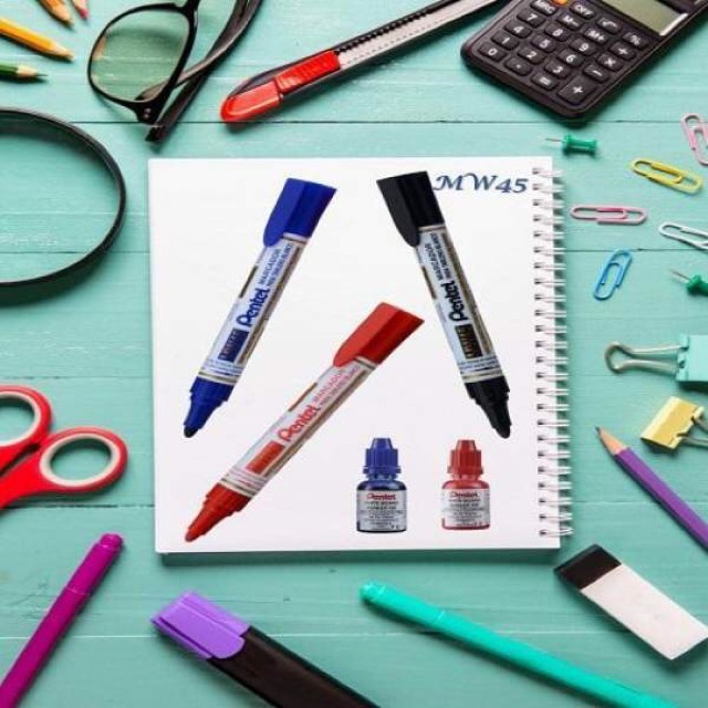 Bút dạ viết bảng Pentel MW45 (hộp 12 cái)