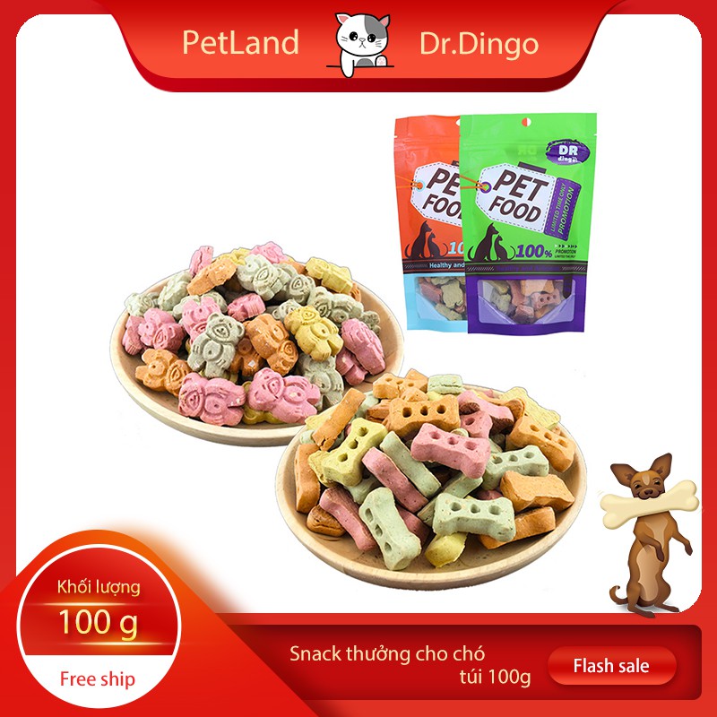 Bánh thưởng cho chó Dr.Dingo (Nhiều loại) - Đồ ăn cho chó mèo thú cưng