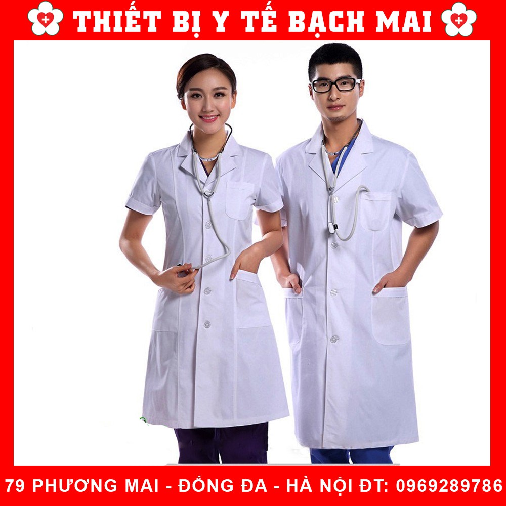 Áo Bác Sĩ - Y Sĩ - Blu Dáng Dài Đứng From Nam/Nữ Chất Đẹp [Dài Tay-Cộc Tay]