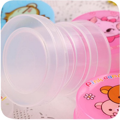 Cốc Nhựa Gấp Gọn Du Lịch Ly Gấp Gọn Hoạt Tiết Hoạt Hình