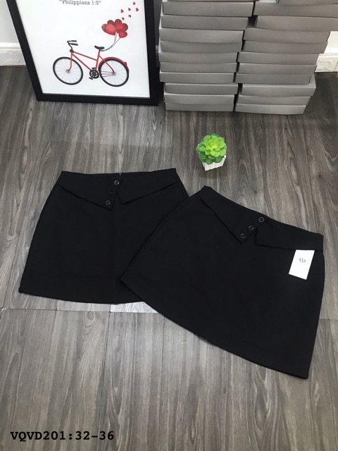 Bigsize Quần váy 3 nút VQVD201(32-36)