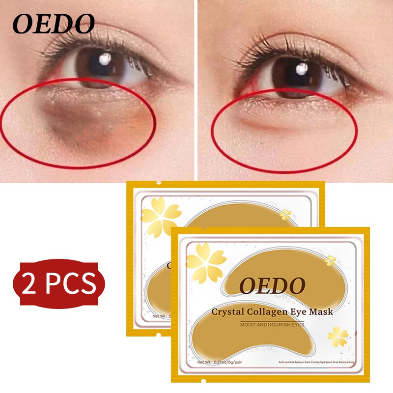 Set 2 mặt nạ mắt OEDO chống lão hóa làm mờ nếp nhăn chất lượng cao