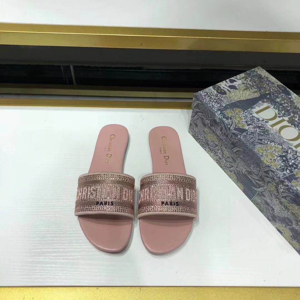 #Sandal Đế Bệt Thêu Họa Tiết Chất Liệu Cotton Dành Cho Nữ