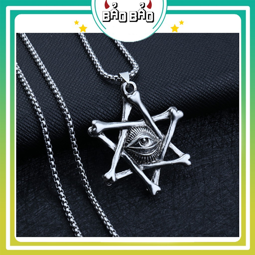 Dây Chuyền Nam Nữ Titan Eye Star - Vòng Cổ Nam Nữ -