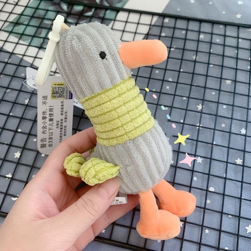 Móc khóa vịt dễ thương cổ dài