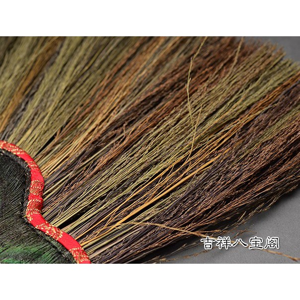 Bộ 5 Quạt Giấy In Hình Lông Công Cầm Tay Yuba / Chai Nước Auspicious Grass5