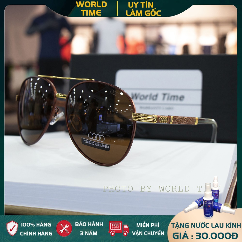 Kính mát nam cao cấp  A1368 full box, thẻ bảo hành 12 tháng, tròng Polarized, chống chói, chống loá, chống tia UV400