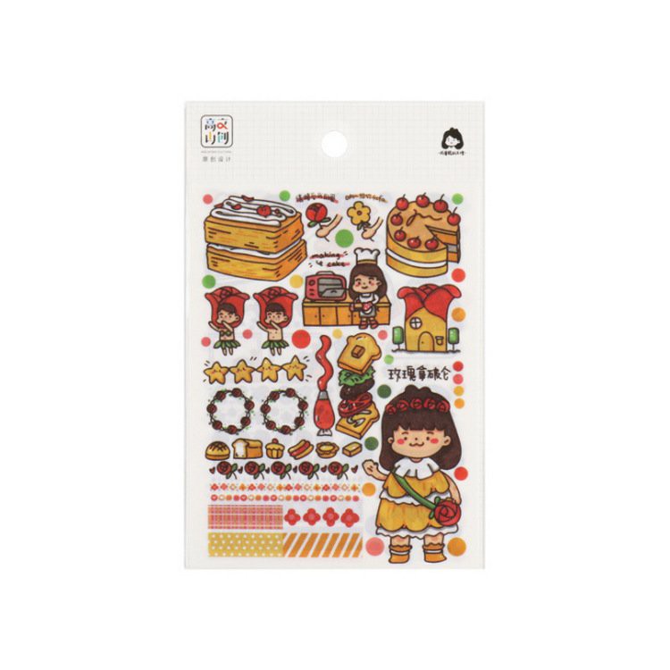 Bộ sticker bé bánh ngọt DIY (túi) nguồn hàng giá rẻ