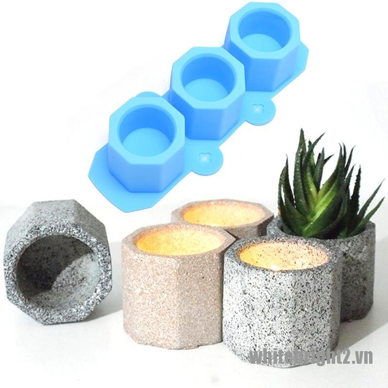 Khuôn Silicone Làm Chậu Hoa / Cây Cảnh / Đất Sét / Xi Măng
