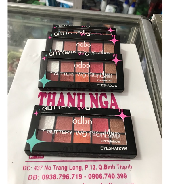 Bảng Phấn mắt ODBO Odbo Thái Lan