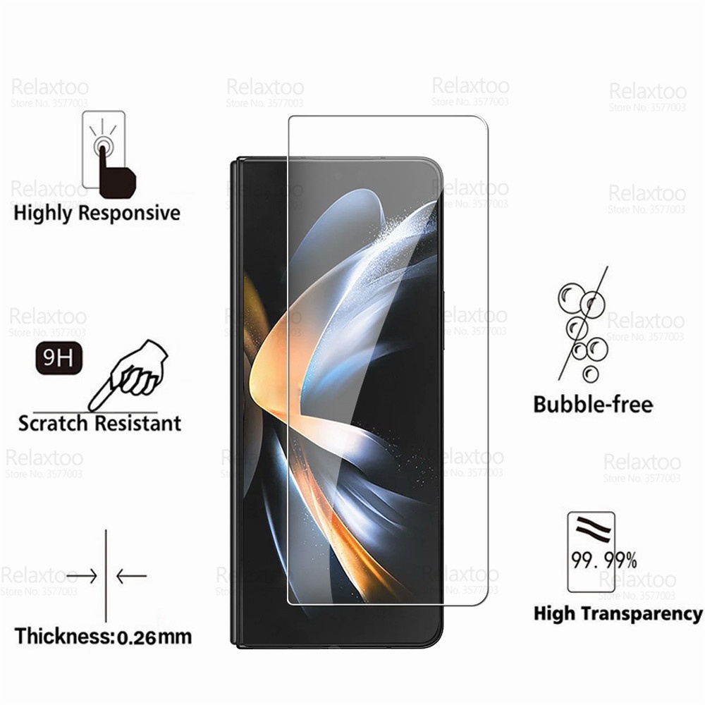 Set 3 Trong 1 Kính Cường Lực Bảo Vệ Màn Hình Điện Thoại Samsung Galaxy Z Fold 4 Sumsung Zold4 Fold4 Zold 4 5G