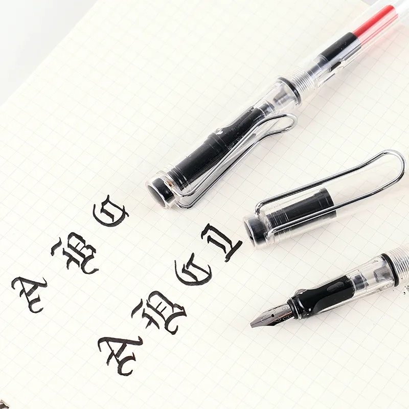 Bút viết chữ thư pháp đầu dẹt phong cách gothic độc đáo