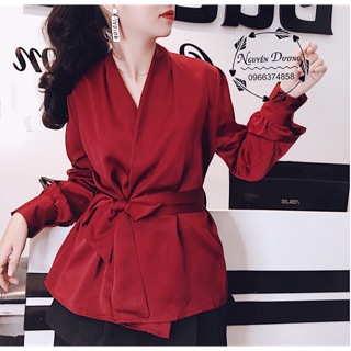 áo lụa vạt chéo