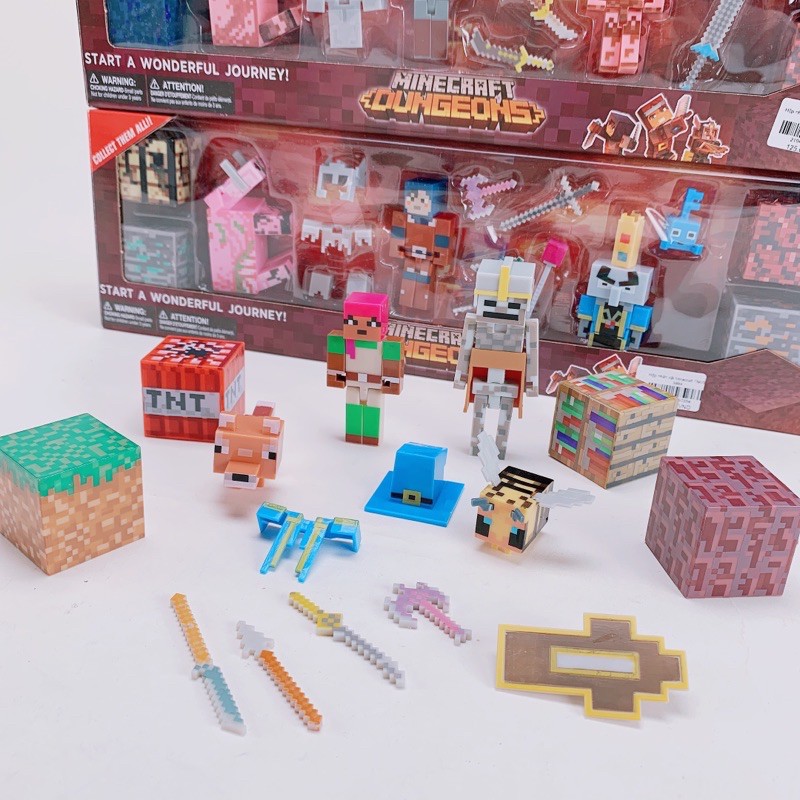HOTBộ Đồ Chơi Mô Hình Nhân Vật Minecraft Dungeons-Lego Minecraft