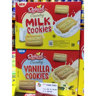 Bánh Quy RICHWELL Vị Vanilla Cookies / Vị Milk Cookies 300g