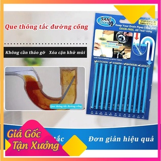 [XẢ KHO+FREE SHIP] Que thông tắc cống, bồn rửa (vỉ gồm 12 que)