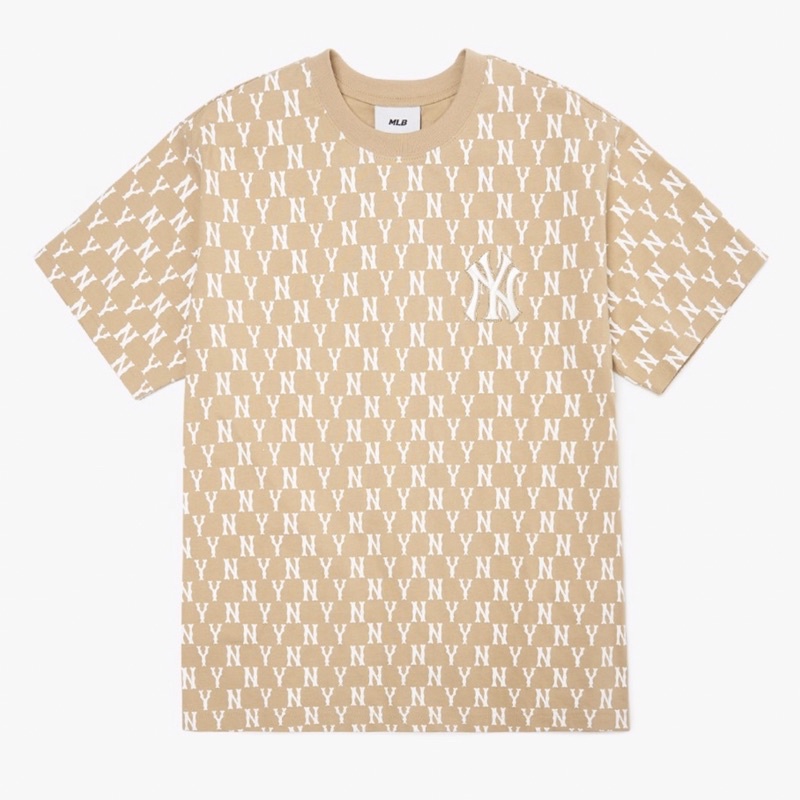 Áo Thun MLB Monogram Tee Full Tag Mạc Cotton Xuất Xịn