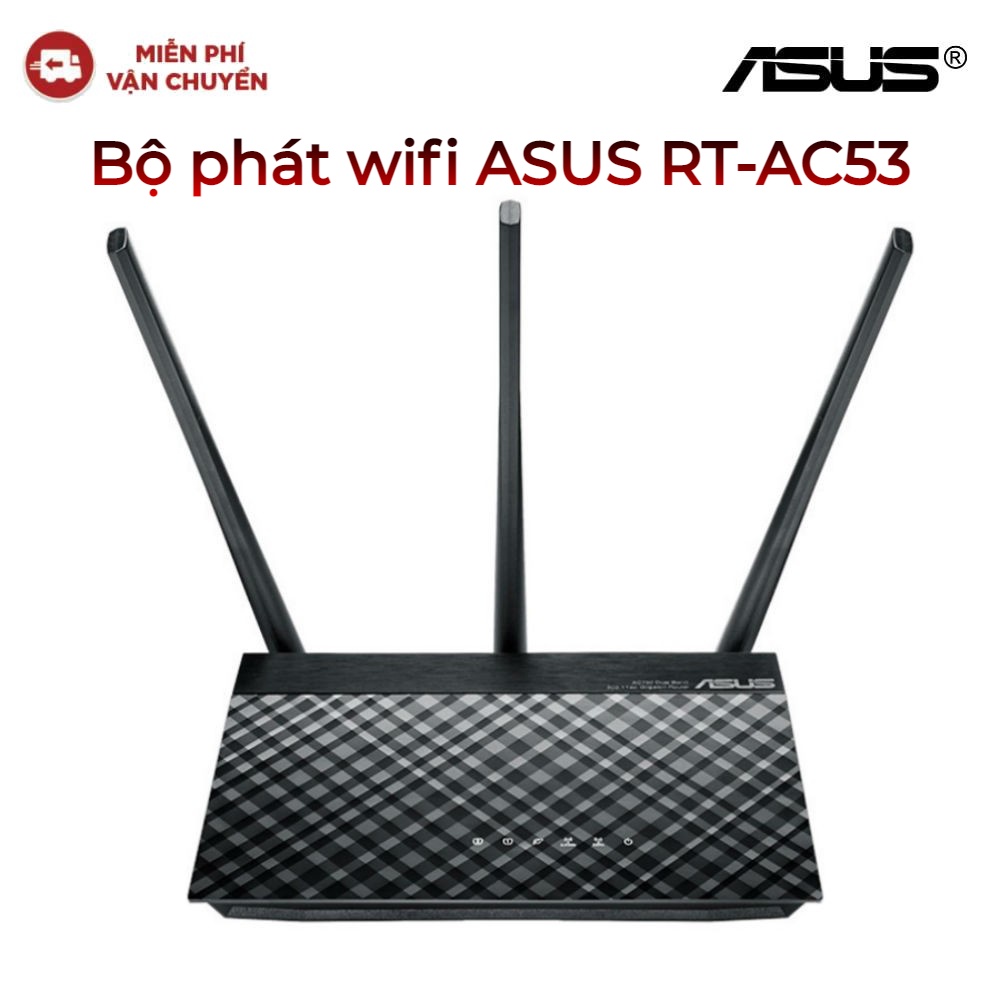 Thiết bị phát Wifi ASUS RT-AC53 đen