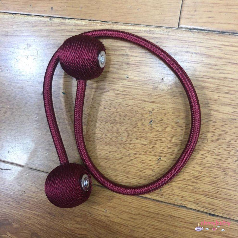 1Pc Người giữ rèm từ tính Móc khóa Kẹp miễn phí đục lỗ rèm Thắt lưng [8/19]