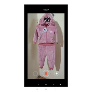 Combo bộ nhung cao cấp bé gái 20kg