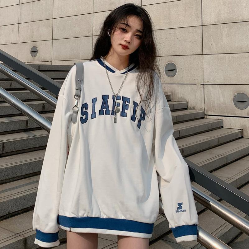 Áo Sweater cổ chữ V thời trang cá tính cho nam nữ