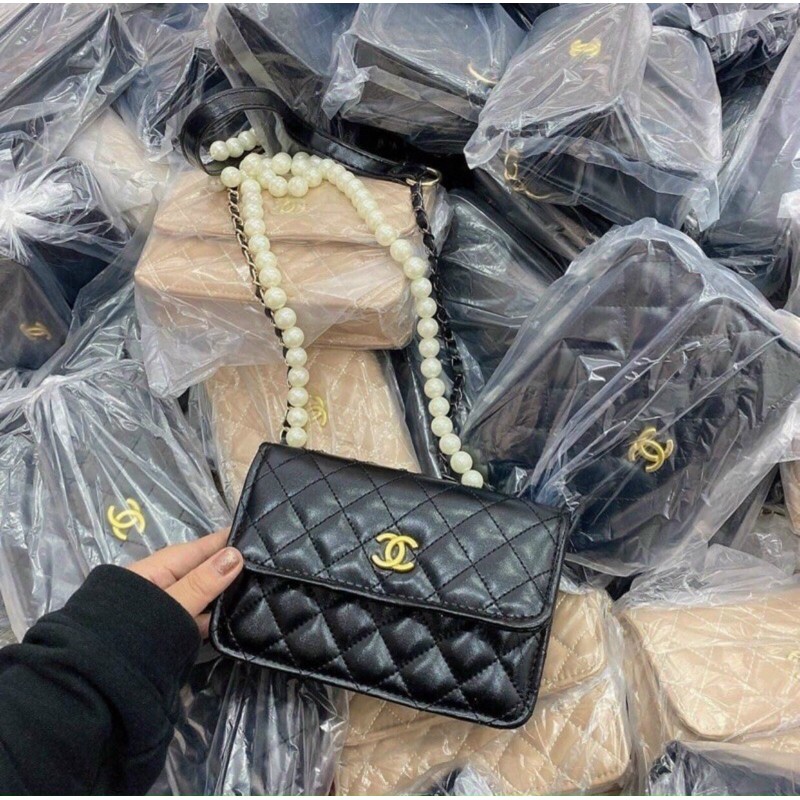 Túi Katun Quai Ngọc 19cm