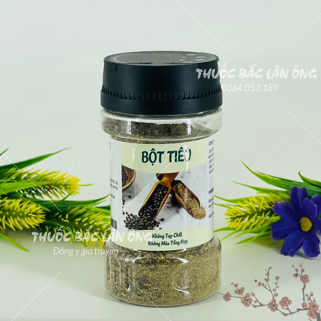 Bột tiêu đen rang xay nguyên chất 100g