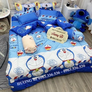 Bộ gra giường 3 món ( 1 gra + 2 vỏ gối nằm)