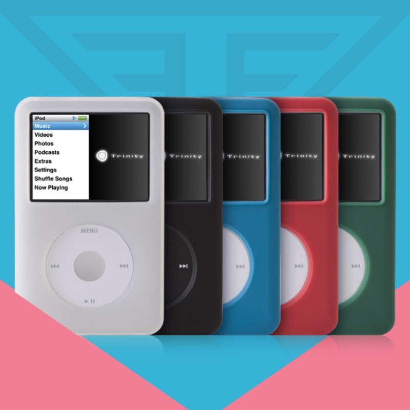 Ốp Điện Thoại Silicon Mỏng Kiểu Cổ Điển Thời Trang Cho IPC 80G/120G/3 Generation 160G iPod Classic3