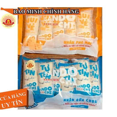 Bánh sữa chua/phô mai Sandochi Bảo Minh - túi 200g 10 cái