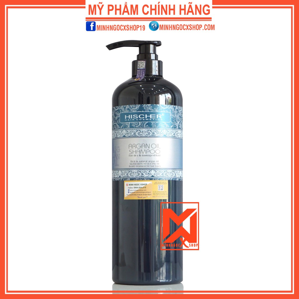 HISCHER DẦU GỘI PHỤC HỒI HISCHER 1000ML CHÍNH HÃNG