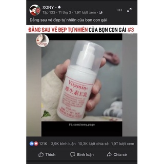 Sữa Dưỡng Vitamin E Dưỡng Ẩm Giảm Thô Ráp Làm Trắng Da Hiệu Quả 100g hot tiktok nội địa Trung