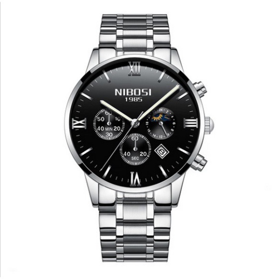 Đồng hồ nam dây thép đặc fullbox Chính Hãng Nibosi 2325 tovuvanhung | BigBuy360 - bigbuy360.vn
