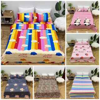 Trọn Bộ Chăn Ga Gối Hè Thu 5 Món ( Nhiều Mẫu)