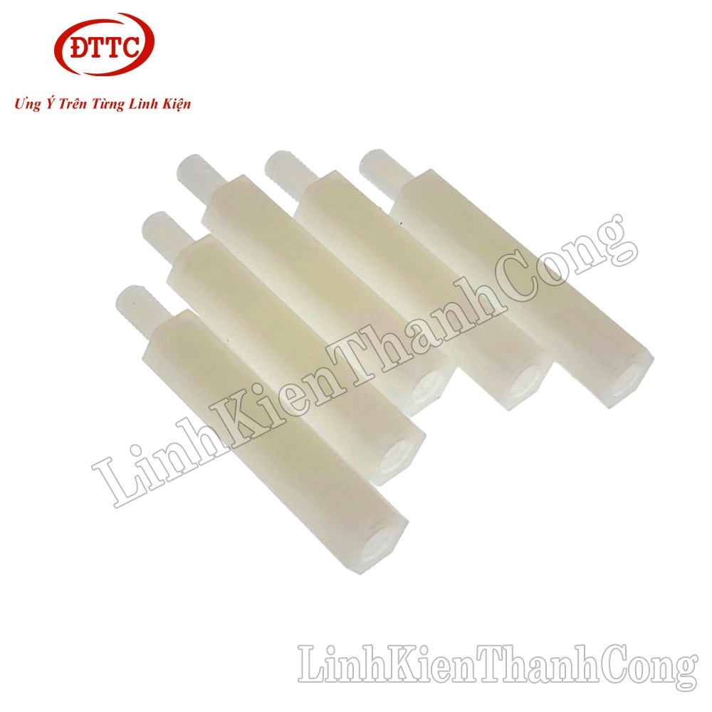 Cọc Nhựa M3 5mm 10mm 15mm 20mm 25mm 30mm 35mm Đực - Cái