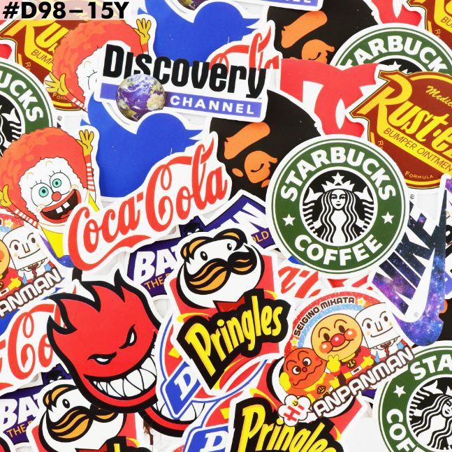 [SET TỔNG HỢP #7] 100 Sticker chống nước trang trí, set mix ,dán xe laptop mũ bảo hiểm vali...