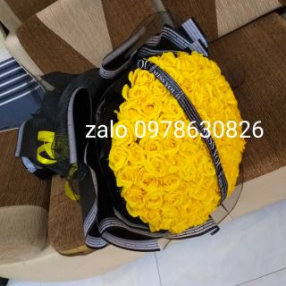 Hoa sáp thơm bó 99 bông, hình thật. Ib chọn màu.