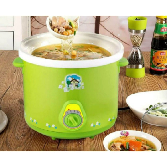 Nồi nấu chậm hầm cháo, kho cá vỏ xanh 1.5L