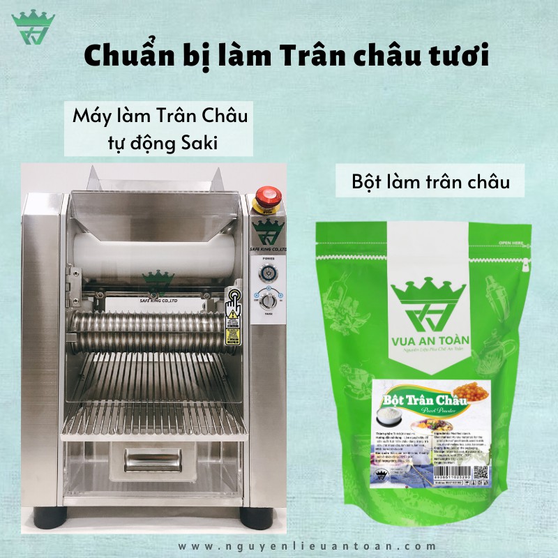 Máy Làm Trân Châu Tự Động 100% Dasin 20kg/giờ Độc Quyền Công ty Vua An Toàn