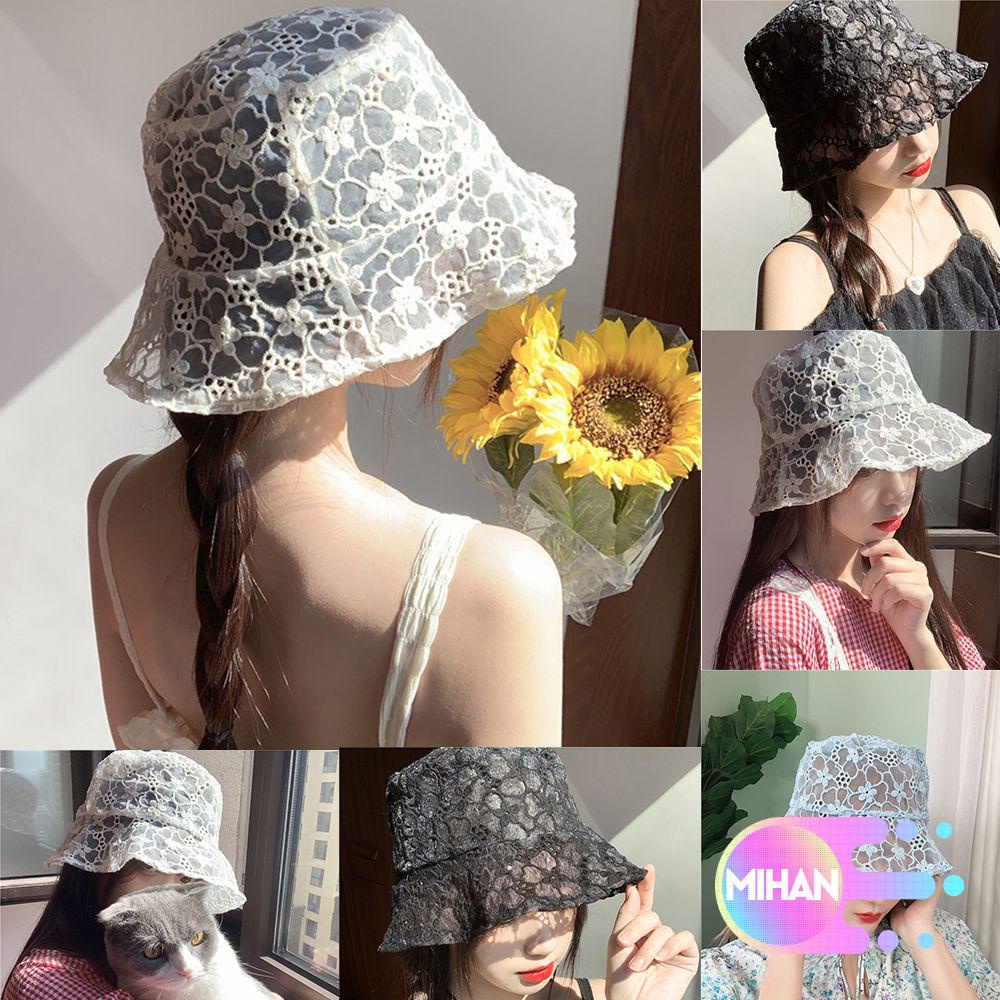 Nón bucket họa tiết hoa thời trang Hàn Quốc