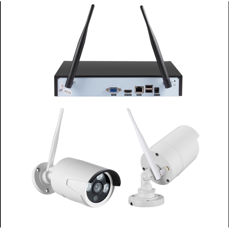 Bộ đầu ghi NVR kit wifi 4 mắt/ 8 mắt camera wifi 2.0M 1080P kèm hdd 500gb