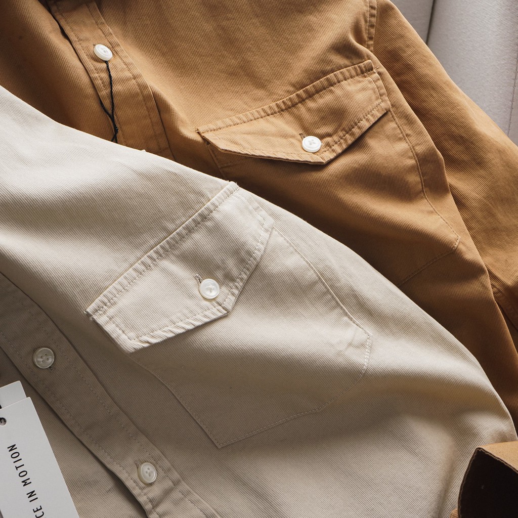 SMLC5 - PHẢI NÓI LÀ CỰC ĐẸP - Áo Sơ mi denim kẻ tăm phối 2 túi , 1 chiếc Sơmi ôm slimfit , 5 màu siêu chất siêu đỉnh | BigBuy360 - bigbuy360.vn