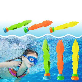 3Pcs Diving Swimming Colorful Pool Sink Training Diving Seaweed Toy