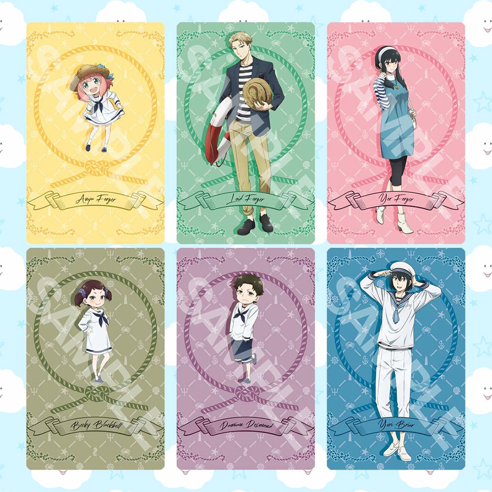 (1 tấm) Ảnh card bo góc in hình SPY X FAMILY - SAILOR ver Gia Đình Điệp Viên thẻ bo viền 5*8cm anime chibi sưu tầm #