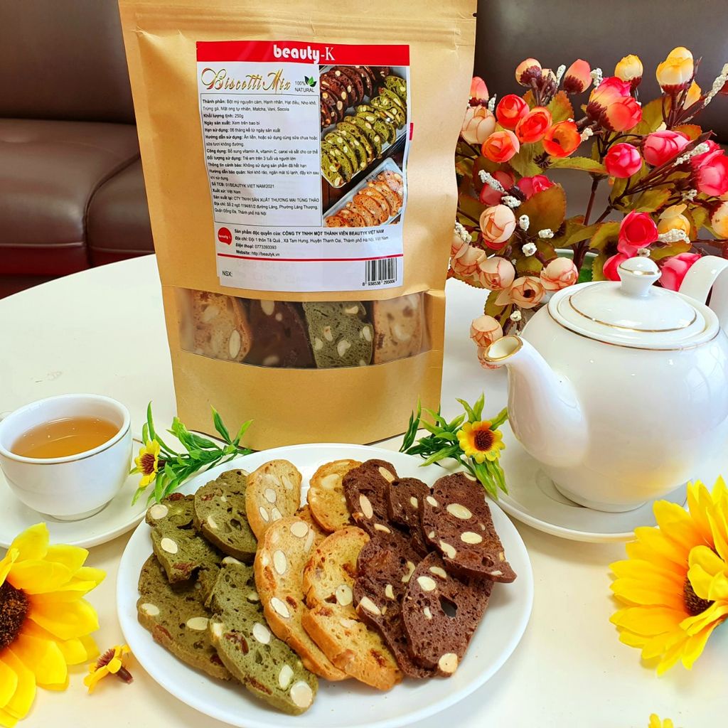 Bánh biscotti Mix 3 vị 250g