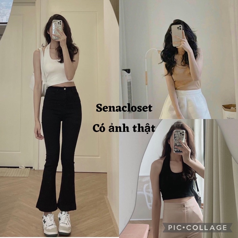 Áo crop zip choàng cổ 3 màu (Ảnh thật)