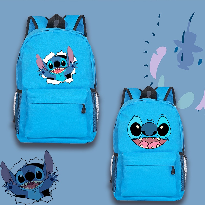 Ba Lô Đi Học In Hình Stitch Dễ Thương Cho Bé