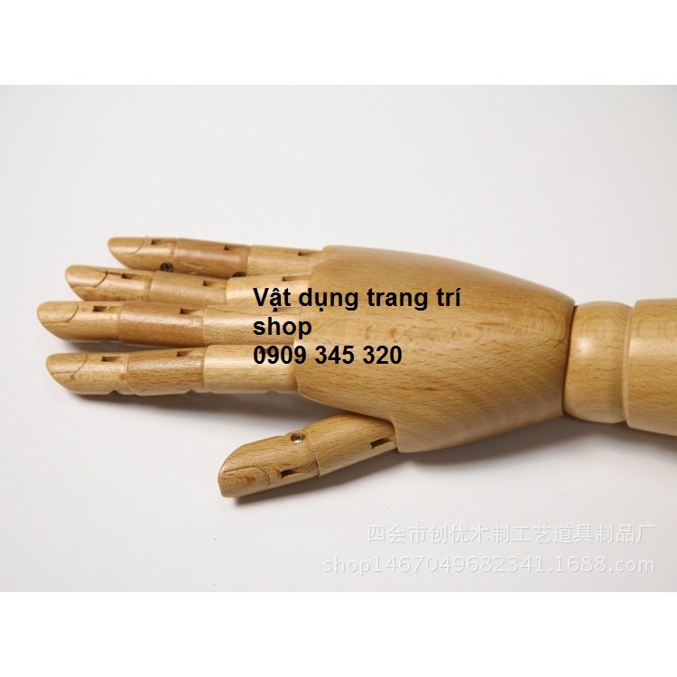 Manocanh bán thân tay gỗ