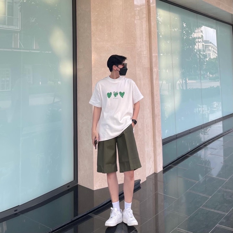 Quần short da rêu