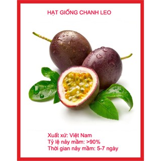 Hạt giống chanh leo 20 hạt